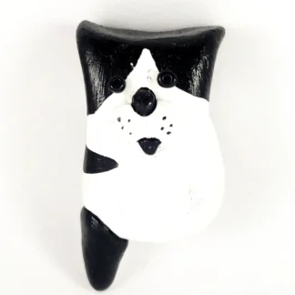 B&W Kitty Fridge Magnet - FM0003