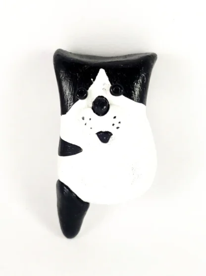 B&W Kitty Fridge Magnet - FM0003