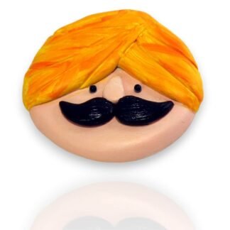 Turban Uncle Yellow Fridge Magnet - FM0064