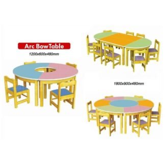 Arc Bow Tables and Chairs for Primary Block