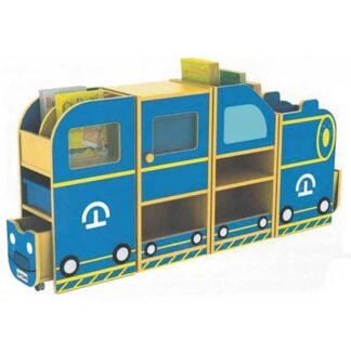 Train-Shaped Storage Cabinet for Books and Toys