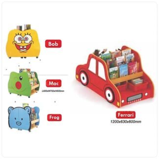 Animal-Shaped Storage Cabinets for Books and Magazines