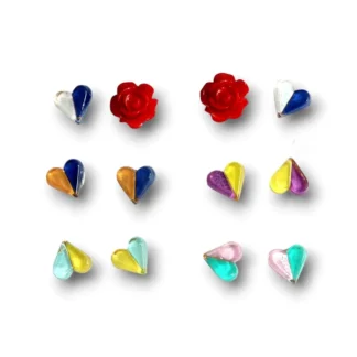 Six Pairs of Imitation Earrings - JWL0094