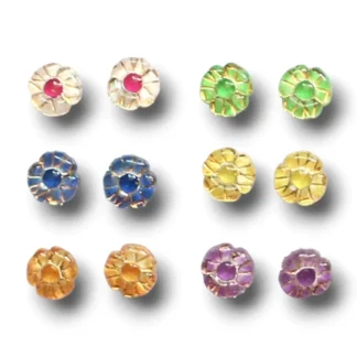 Six Pairs of Imitation Earrings - JWL0093