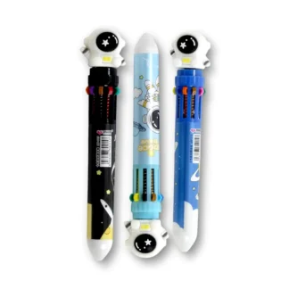 10-in-1 Space-Themed Ballpoint Pen (Set of 3) - ST0031