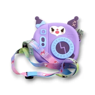 Silicone Camera-Shaped Mini Bag (Purple) - ST0058