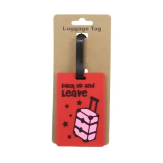 Colorful, Fun 3D Rubber Luggage Tag - ST0030