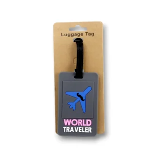 Colorful, Fun 3D Rubber Luggage Tag - ST0027