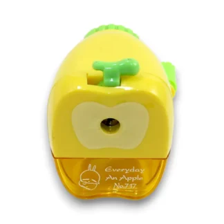 Yellow Apple-Shaped Pencil Sharpener- ST0043