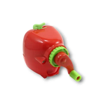 Red Apple-Shaped Pencil Sharpener- ST0051 - Image 2