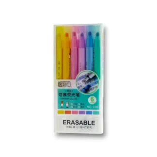 Erasable Highlighter (Set of 6 Colours) - ST0037
