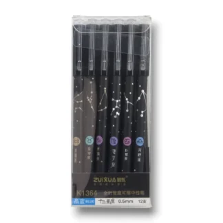 Erasable Zodiac Constellation Gel Pen (Set of 12) - ST0072